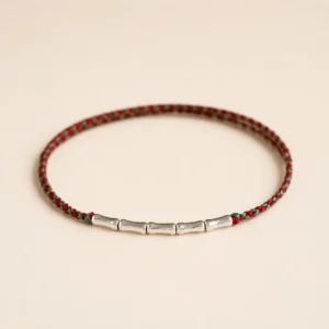 Mixed Crystal Anklet for Calm & Clarity