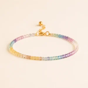 Refined Mixed Crystal Bracelet for Calm & Clarity