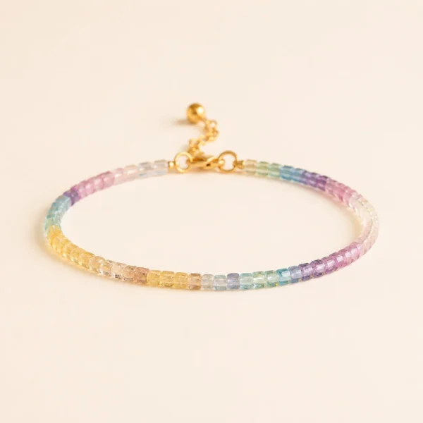 Refined Mixed Crystal Bracelet for Calm & Clarity