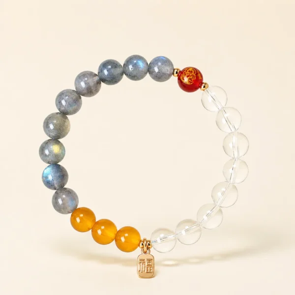 Mixed Crystal Bracelet for Calm & Clarity