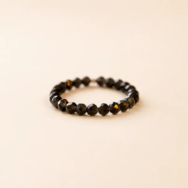 Mixed Crystal Faceted Ring for Calm & Clarity