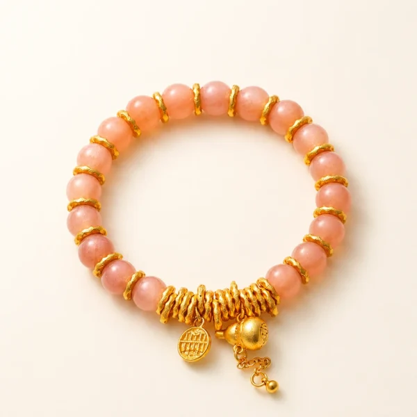 Moonstone Crystal Wrap Bracelet for Intuition & Calm