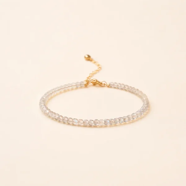 Moonstone Crystal Bracelet for Intuition & Calm