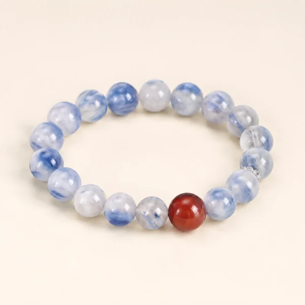 Classic Nanhong Agate Bracelet for Vitality & Grounding