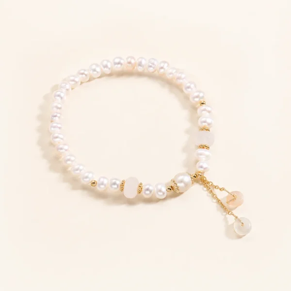 Serene Pearl Bracelet for Purity & Grace