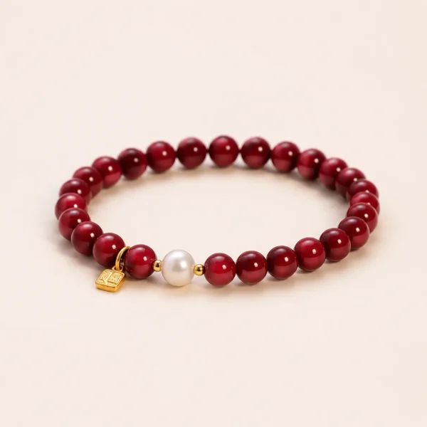 Classic Purple Goldstone Bracelet for Abundance & Energy