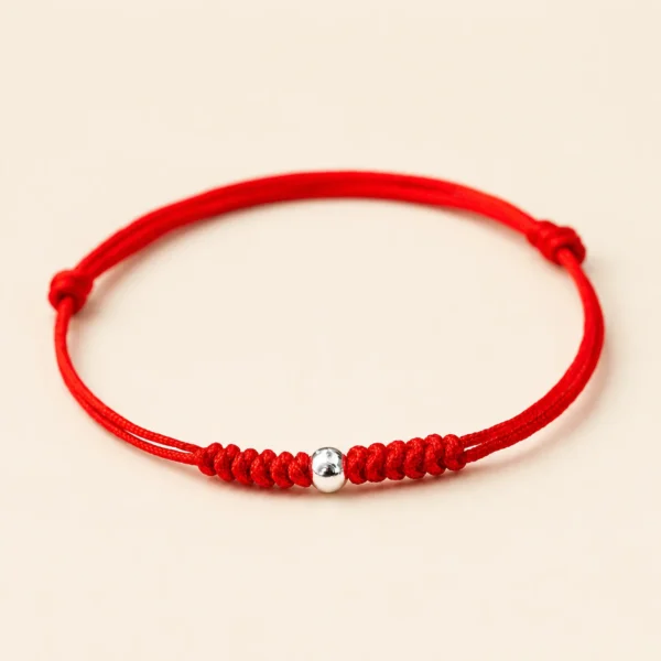 Red Agate Beaded Bracelet for Protection & Vitality