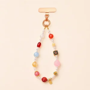 Red Agate Phone Charm for Protection & Vitality — handcrafted phone charm by Soulful Energy