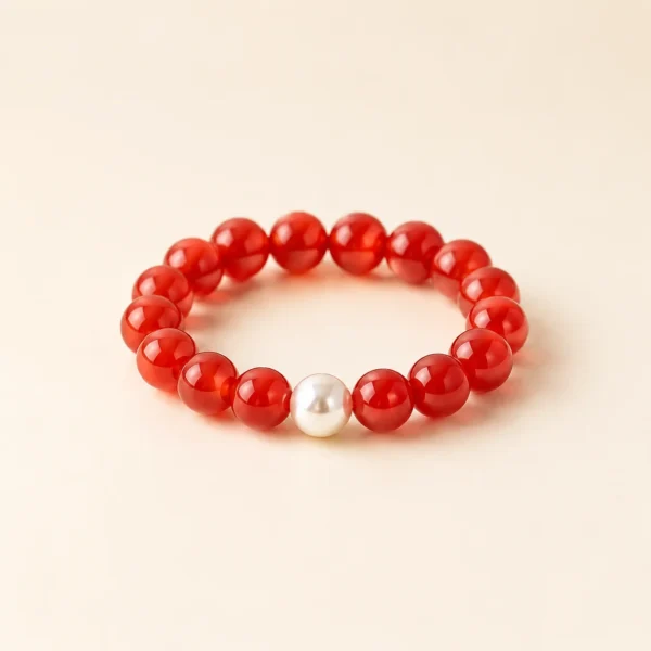 Red Agate Ring for Protection & Vitality