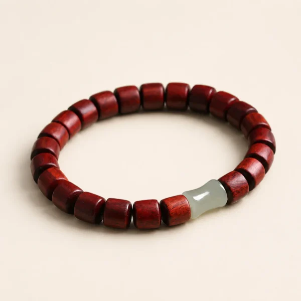 Artisan Red Sandalwood Bracelet for Grounding & Protection