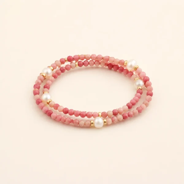 Rhodochrosite Crystal Bracelet for Love & Compassion