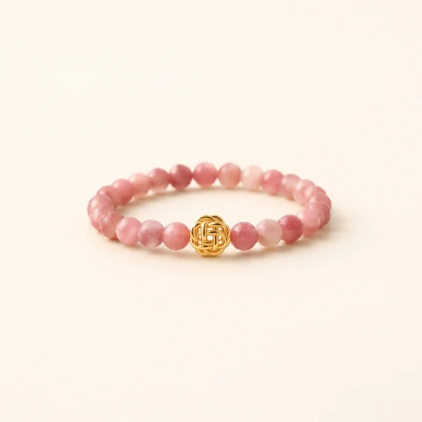 Rhodochrosite Crystal Ring for Love & Compassion