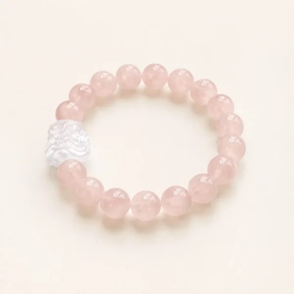 Premium Rose Quartz Bracelet for Love & Calm