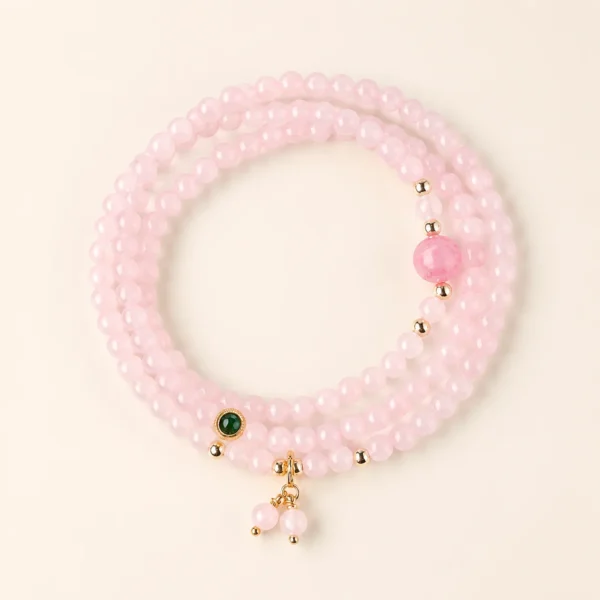 Rose Quartz 4mm Bracelet for Love & Calm