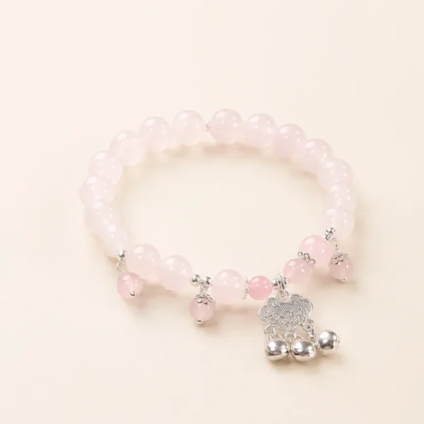 Natural Rose Quartz Bracelet for Love & Calm