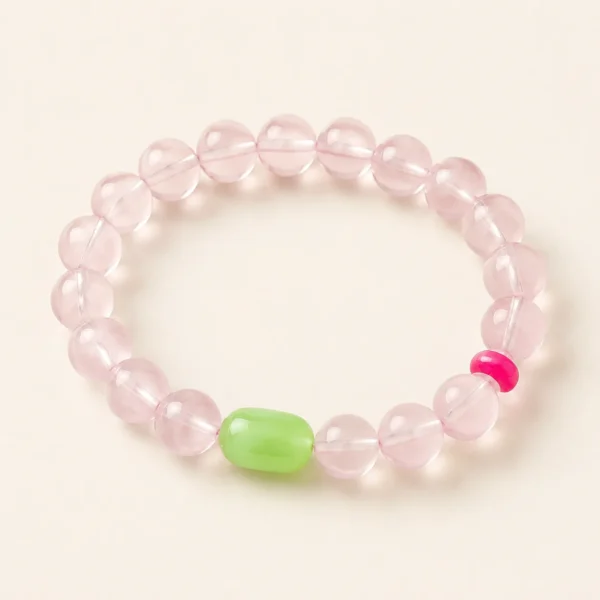 Heritage Rose Quartz Bracelet for Love & Calm