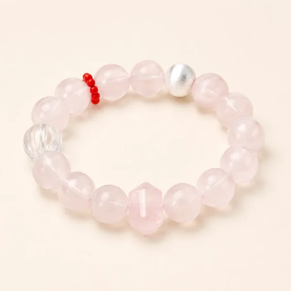 Rose Quartz 12mm Bracelet for Love & Calm