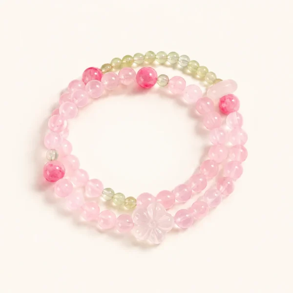 Classic Rose Quartz Bracelet for Love & Calm