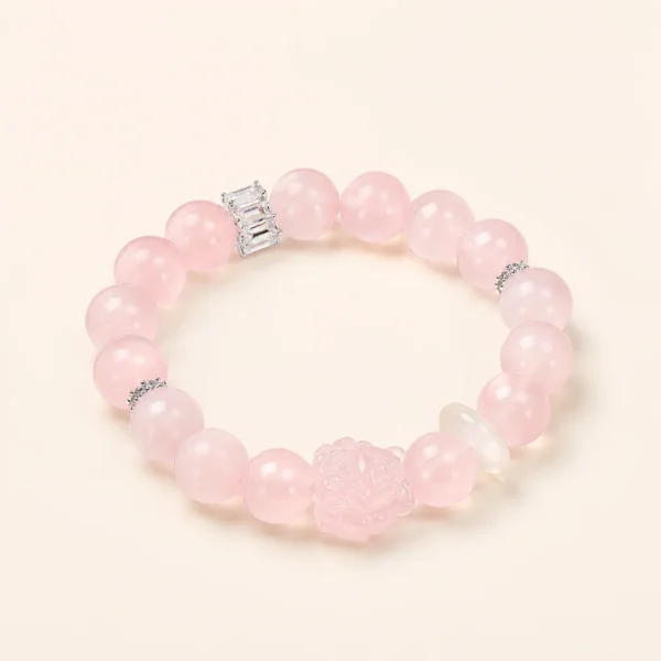 Rose Quartz Bracelet for Love & Calm