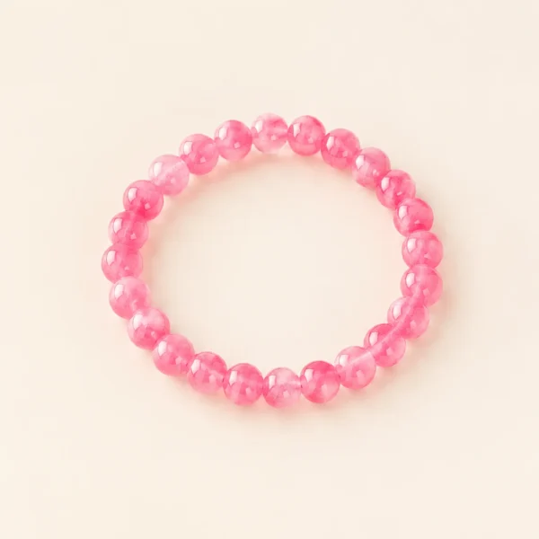 Rose Quartz Sakura Bracelet for Love & Calm