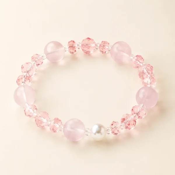 Artisan Rose Quartz Bracelet No.2 for Love & Calm