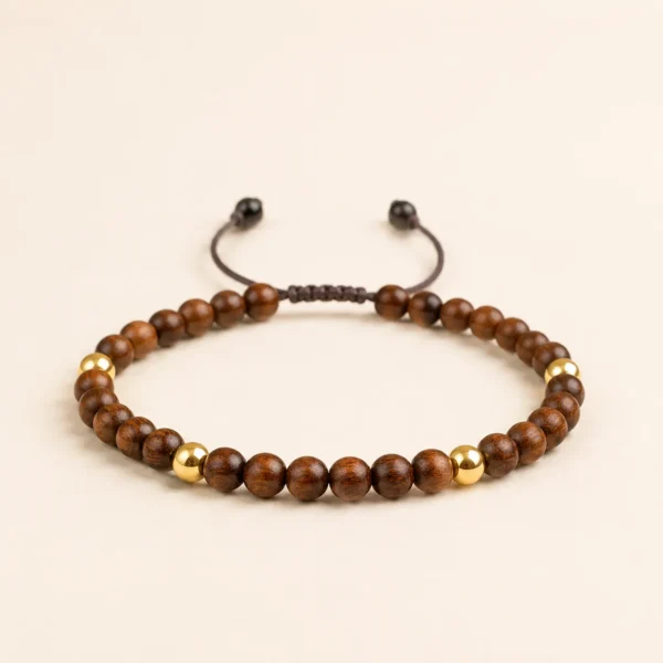 Sandalwood Bracelet for Calm & Grounding