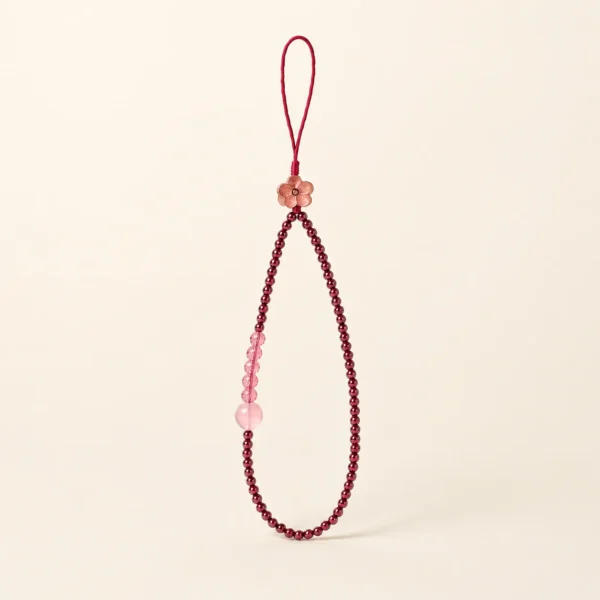 Strawberry Quartz & Garnet Pendant for Love & Joy