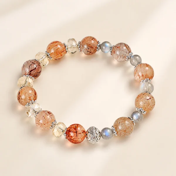 Super Seven Crystal 10mm Bracelet for Balance & Spirit