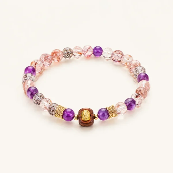 Super Seven Crystal Double-Wrap Bracelet for Balance & Spirit