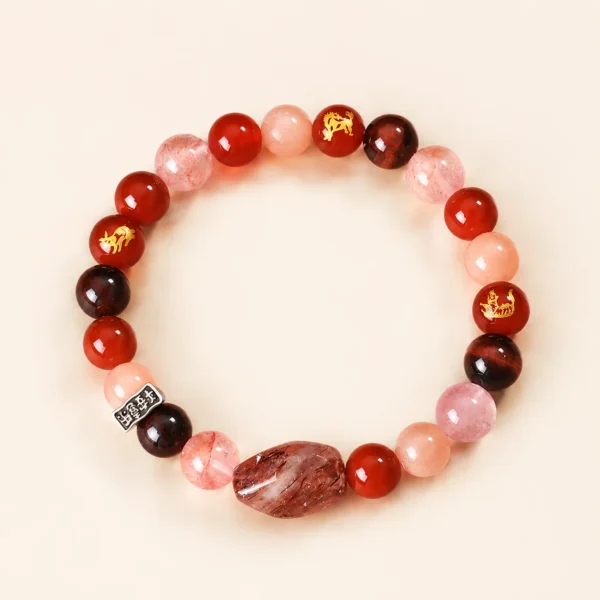 Super Seven Crystal Zodiac Bracelet for Balance & Spirit