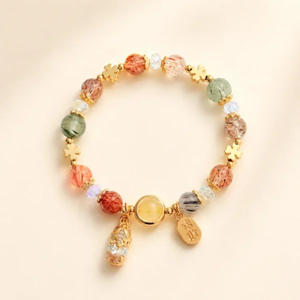 Super Seven Crystal Multi-Stone Bracelet for Balance & Spirit