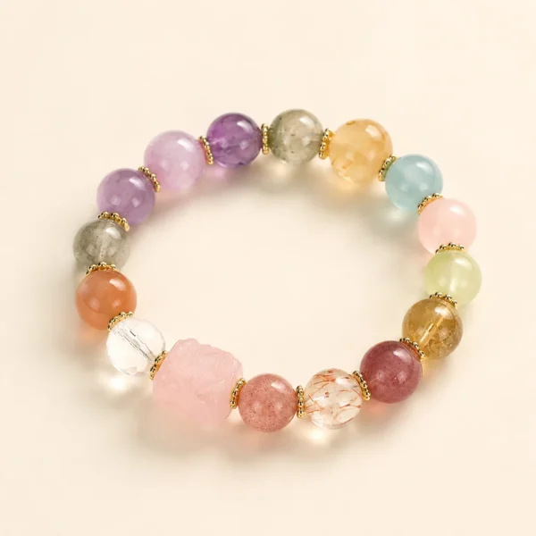 Heritage Super Seven Crystal Multi-Stone Bracelet for Balance & Spirit