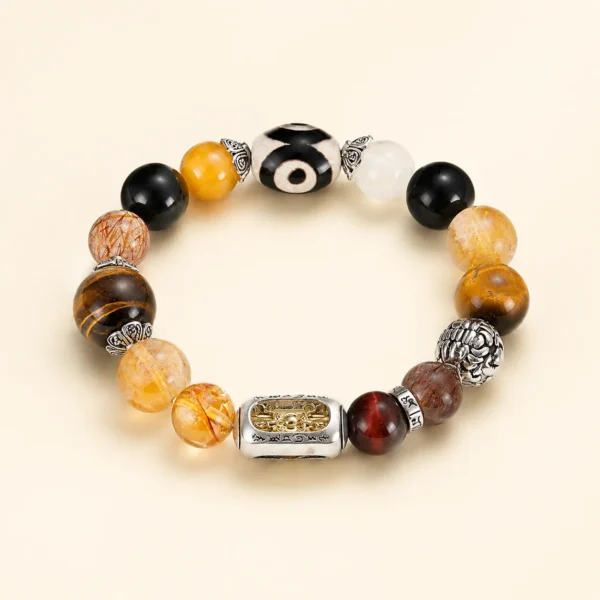 Handcrafted Super Seven Crystal Multi-Stone Bracelet for Balance & Spirit