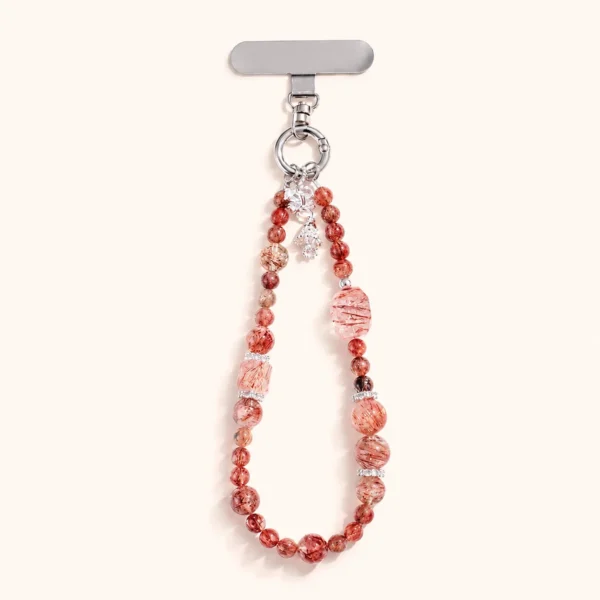 Super Seven Crystal Phone Charm for Balance & Spirit