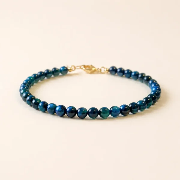 Natural Tiger's Eye Bracelet for Confidence & Strength