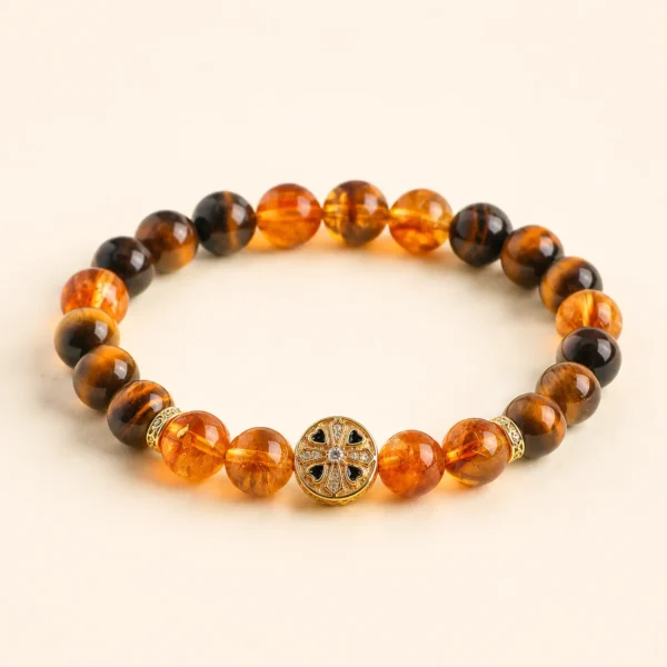 Heritage Tiger's Eye Bracelet for Confidence & Strength