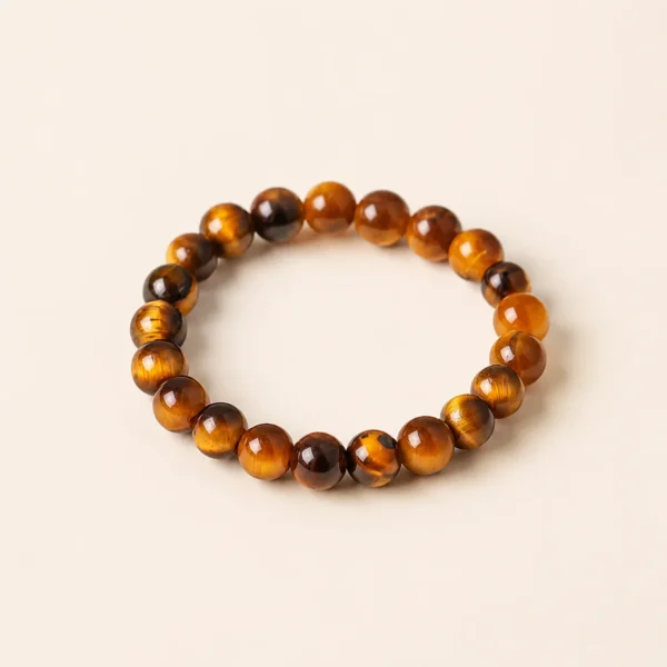 Classic Tiger's Eye Ring for Confidence & Strength