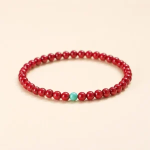 Turquoise 4mm Bracelet for Protection & Wisdom