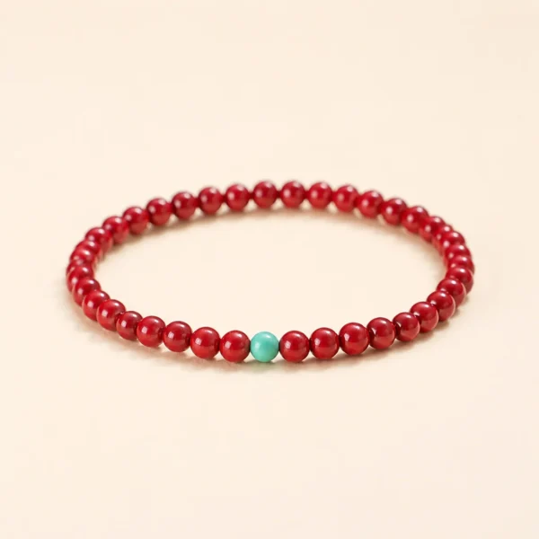 Turquoise 4mm Bracelet for Protection & Wisdom
