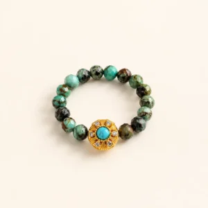 Turquoise 4mm Ring for Protection & Wisdom