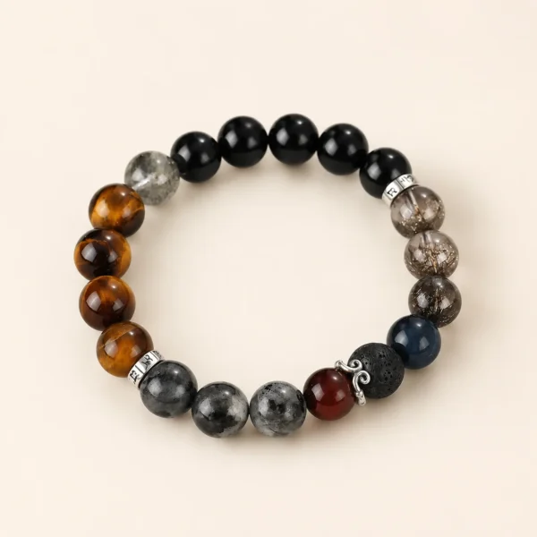 Handcrafted Yellow Tiger Eye Bracelet for Confidence & Strength