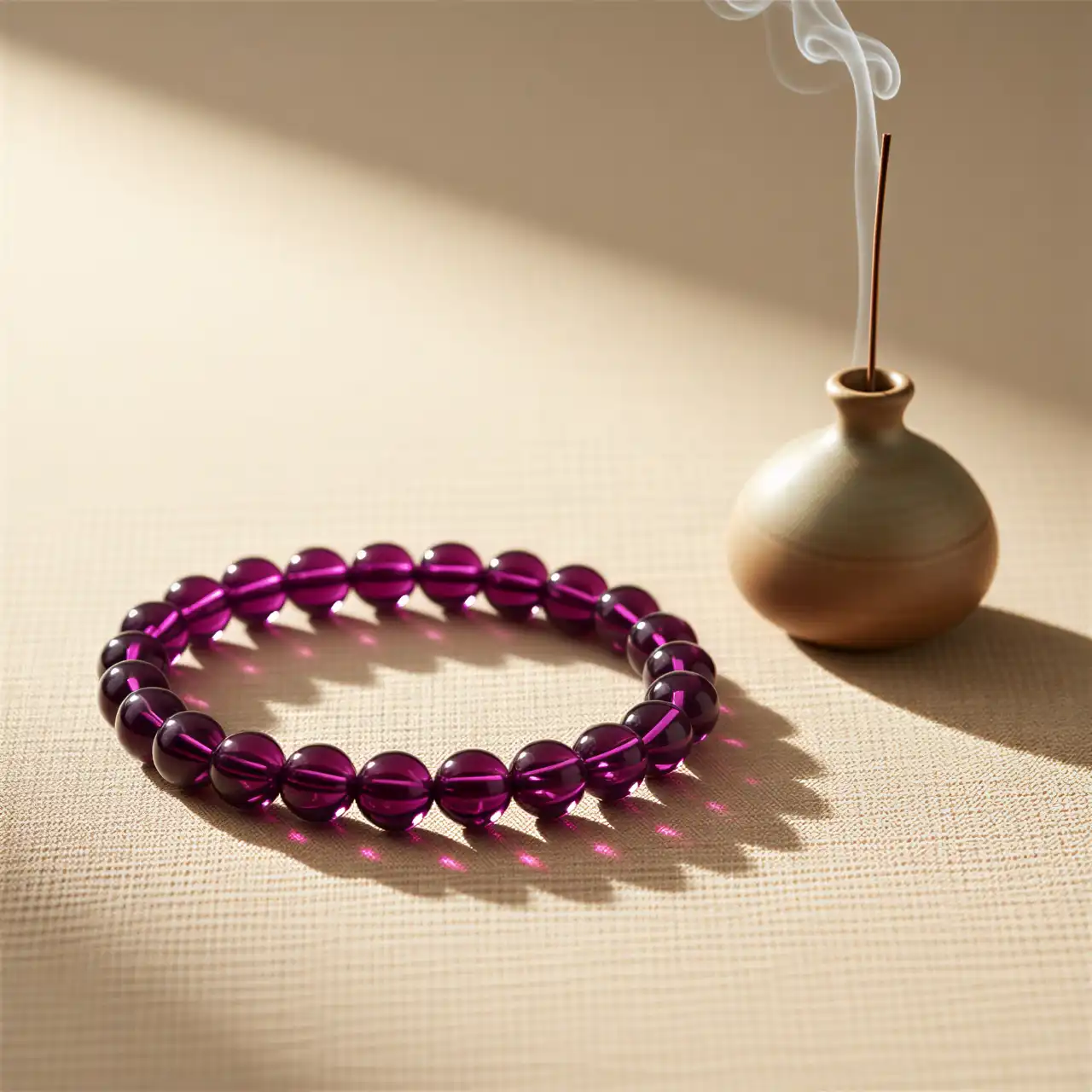 Deep Root Garnet Bracelet