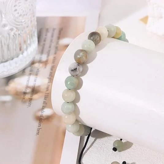 Natural Stone Woven Bracelet — Woven 3 Natural Stone Woven Bracelet — Woven - Image 3