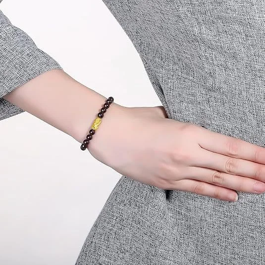 Garnet Pi Xiu Bracelet — Lucky 5 Garnet Pi Xiu Bracelet — Lucky - Image 5