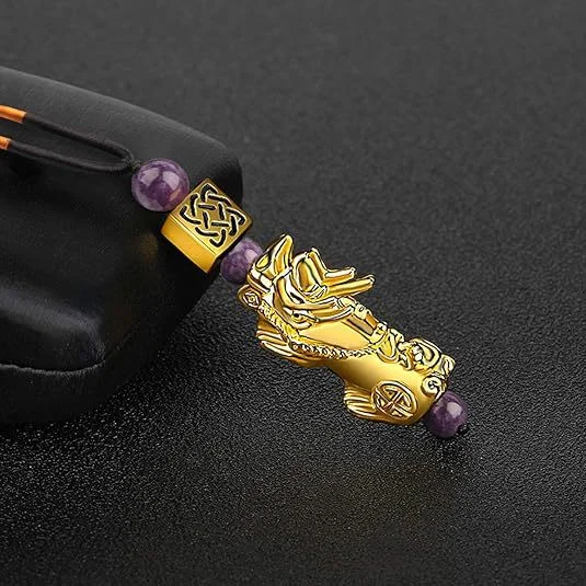 Natural Stone Pi Xiu Necklace — Lucky 3 Natural Stone Pi Xiu Necklace — Lucky - Image 3