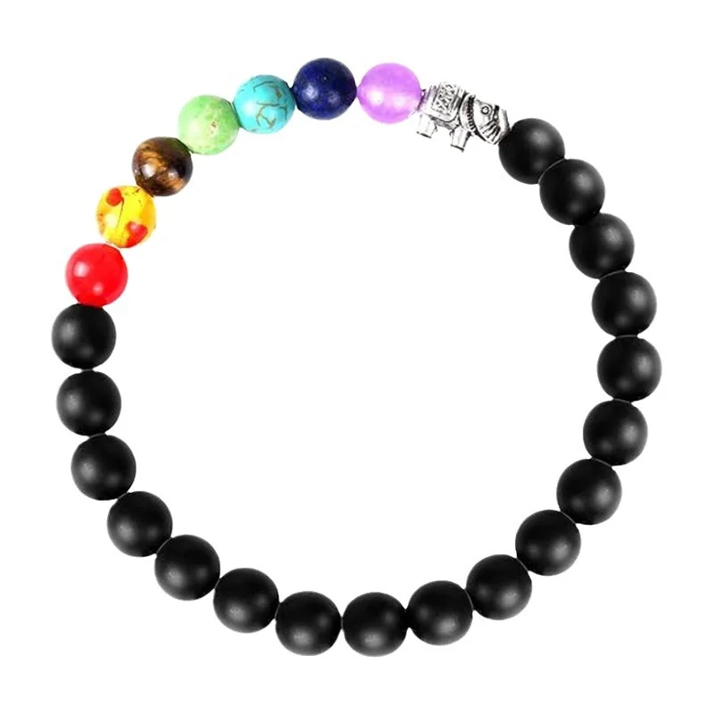 Tiger Eye Woven Bracelet — Rainbow 6 Tiger Eye Woven Bracelet — Rainbow - Image 6