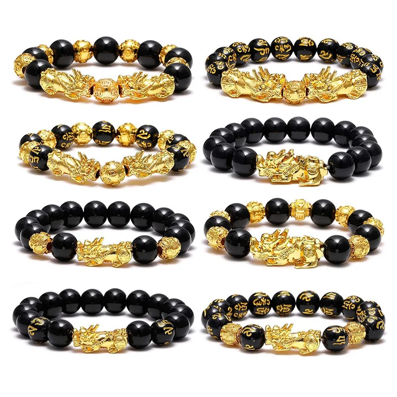 The Guardian — Obsidian Mantra Protection Bracelet 1 The Guardian — Obsidian Mantra Protection Bracelet