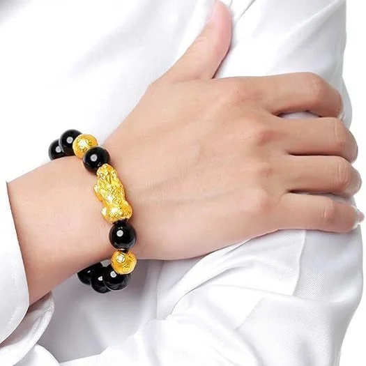 The Guardian — Obsidian Mantra Protection Bracelet 3 The Guardian — Obsidian Mantra Protection Bracelet - Image 3