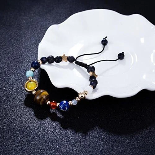Silver Solar System Bracelet — Cosmic 5 Silver Solar System Bracelet — Cosmic - Image 5