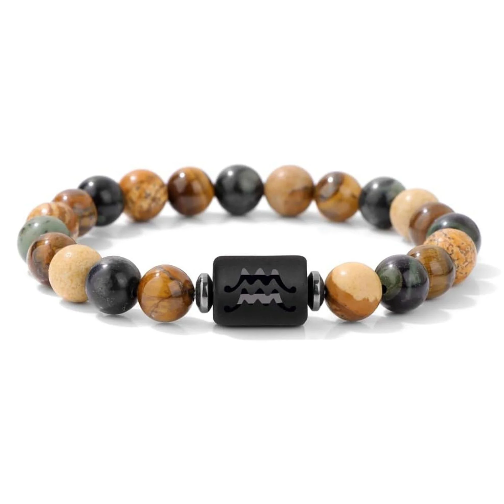 Natural Stone Beaded Bracelet — Zodiac 6 Natural Stone Beaded Bracelet — Zodiac - Image 6